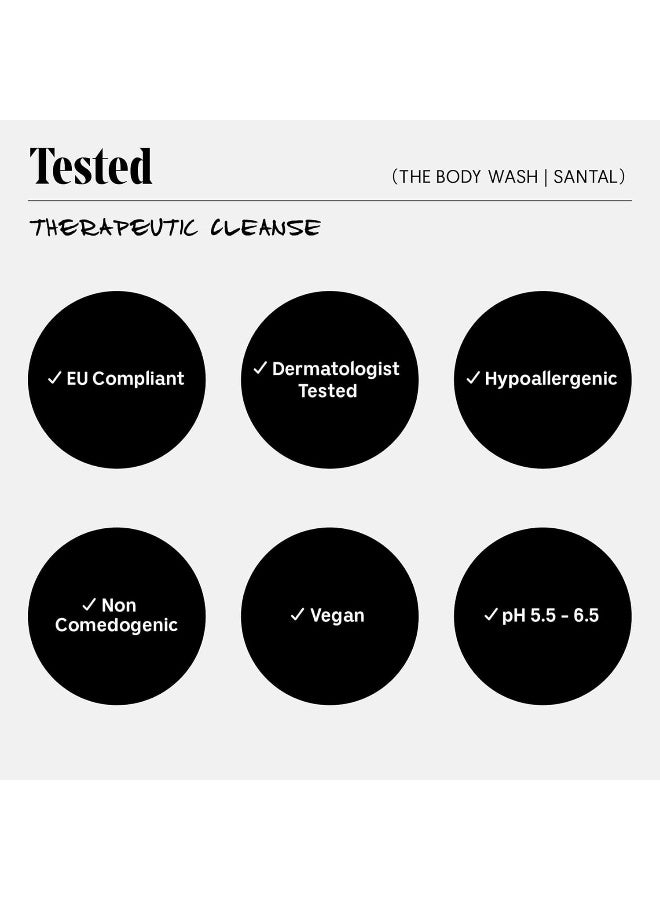 Necessaire The Body Wash Santal - Natural Body Wash For Women & Men, Therapeutic Shower Gel With Epsom Salt + Minerals. Gel Cleanse, 8.4 Fl Oz. - Image 5